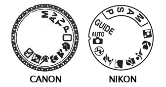 Canon-Nikon-Mode-Dials